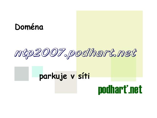 ntp2007.podhart.net